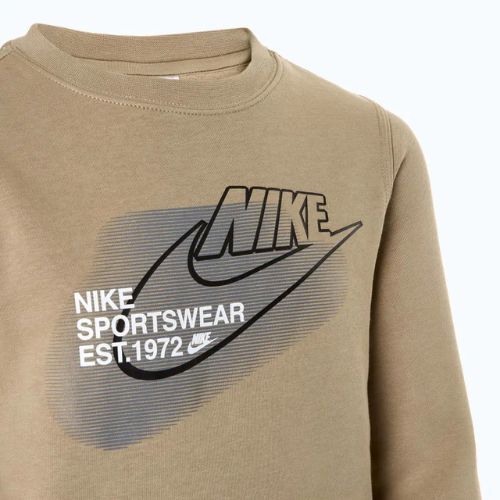 Nike Sportswear Standard Issue Crew-Neck khaki children's sweatshirt