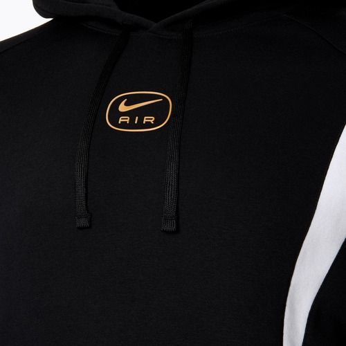 Men's Nike Sportstwear Air black/metallic gold sweatshirt