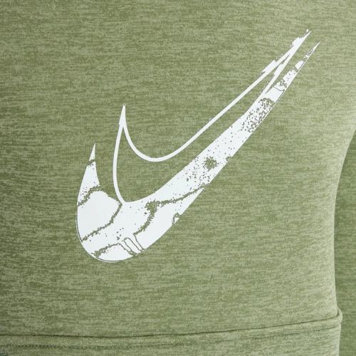 Children's Nike Multi Stain Repel Therma-FIT oil green/olive aura/heather/white sweatshirt