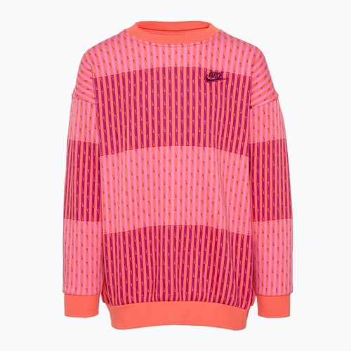 Children's Nike Sportswear Club Fleece light wild mango/light wild mango/hot fuchsia sweatshirt