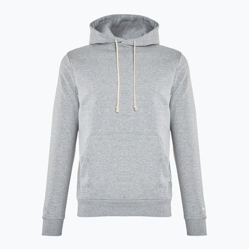 Men's basketball sweatshirt Nike Standard Issue Dri-Fit Hoodie dark grey heather/pale ivory