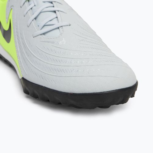 Men's football boots Nike Phantom GX 2 Academy TF metallic silver/volt/black