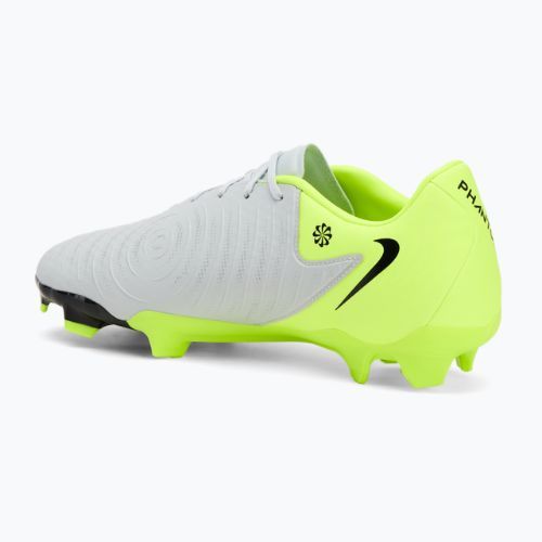 Men's football boots Nike Phantom GX 2 Academy FG/MG metallic silver/volt/black