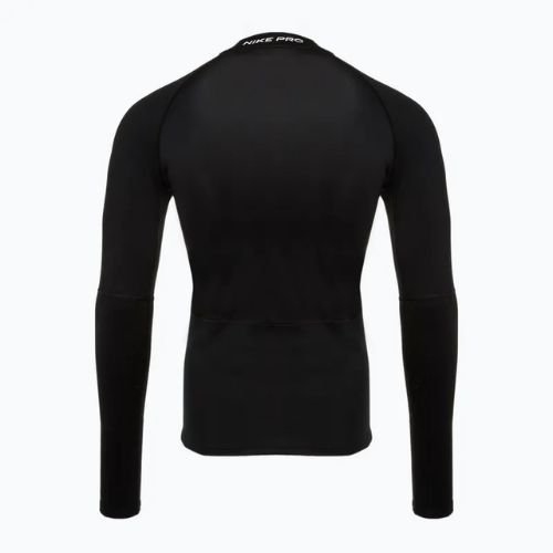 Men's Nike Pro Dri-Fit Warm black/white training longsleeve