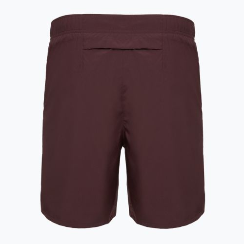 Men's Nike Dri-Fit Challenger 7" Brief-Lined shorts burgundy crush/reflective silver
