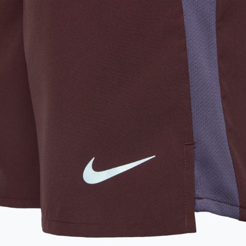 Men's Nike Dri-Fit Challenger 7" Brief-Lined shorts burgundy crush/reflective silver