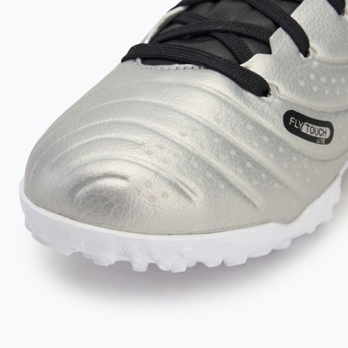 Nike Tiempo Legend 10 Academy TF children's football boots metallic silver/volt/black