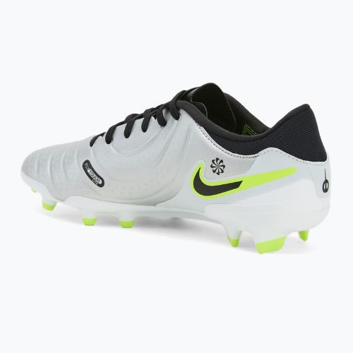 Men's football boots Nike Tiempo Legend 10 Academy FG/MG metallic silver/volt/black