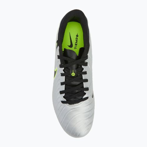 Men's football boots Nike Tiempo Legend 10 Academy FG/MG metallic silver/volt/black