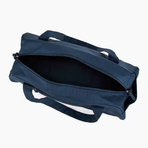 Women's training bag Nike Gym Club 24 l armory navy/ armory navy/ metallic silver