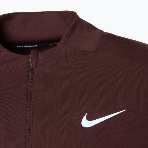 Men's Nike Dri-FIT Element 1/2-Zip running longsleeve burgundy crush