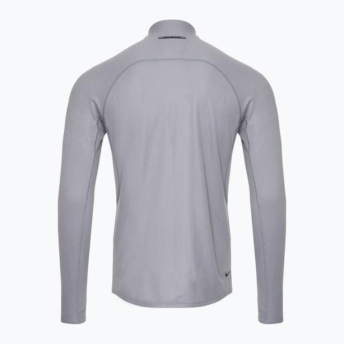 Men's Nike Trail Dri-Fit 1/2 Zip cement grey/black running sweatshirt