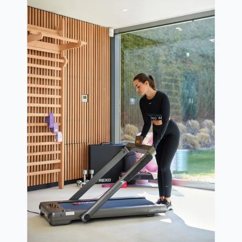 TREXO TXO-W225 silver electric treadmill