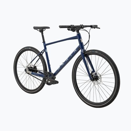 Marin Presidio 3 city bike 700C gloss navy/dark silver/silver cyan
