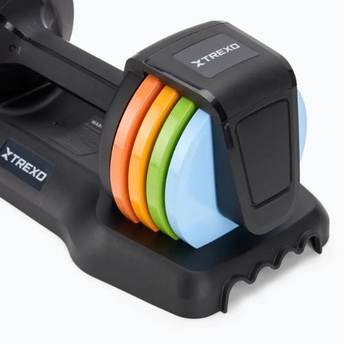 TREXO adjustable dumbbell 11.5 kg multicolour