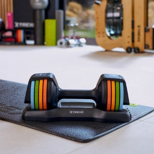 TREXO adjustable dumbbell 11.5 kg multicolour