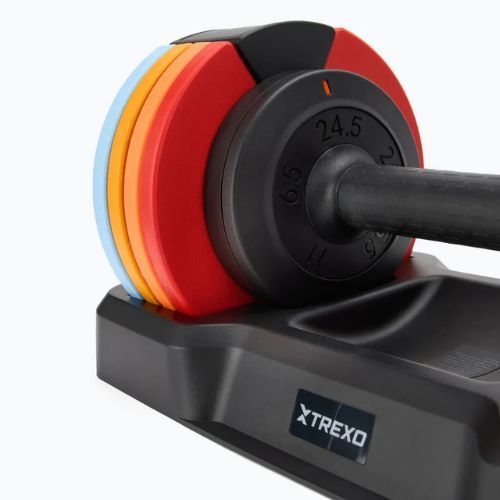 TREXO 25 kg adjustable dumbbell multicolour