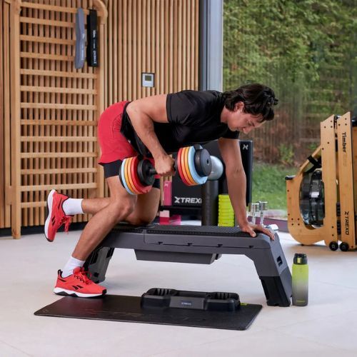 TREXO 25 kg adjustable dumbbell multicolour