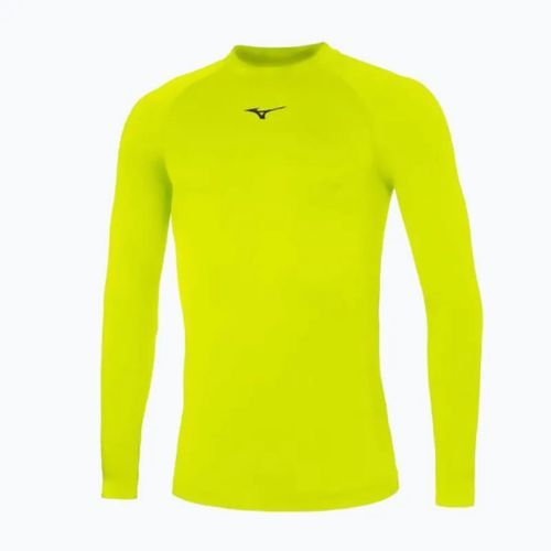 Men's running longsleeve Mizuno Uni Core yellow/ navy