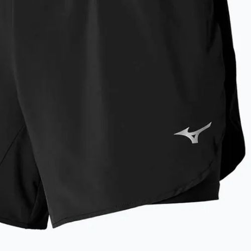 Women's running shorts Mizuno 2in1 4.5 black