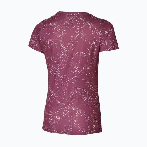 Women's running shirt Mizuno Impulse Core Graphic Tee violet quartz
