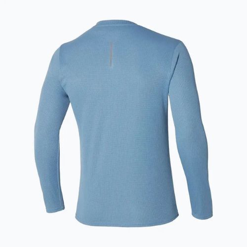Men's running longsleeve Mizuno Dryaeroflow Half Zip parisian blue