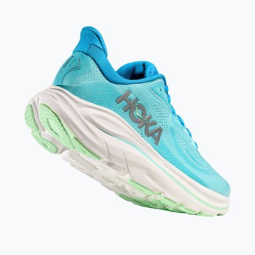 Women's running shoes HOKA Clifton 10 Wide skyward blue/cielo blue