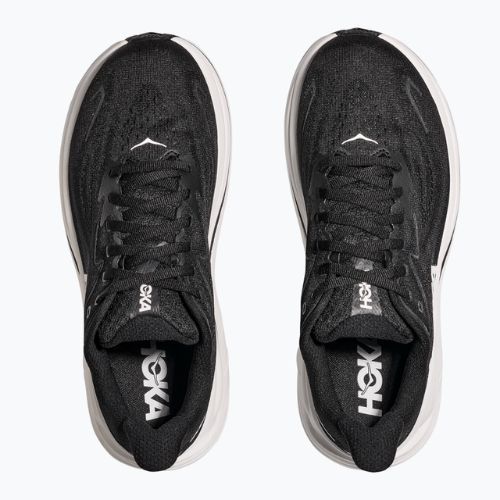 Women's running shoes HOKA Clifton 10 black/white