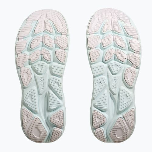 Women's running shoes HOKA Clifton 10 white/cielo blue