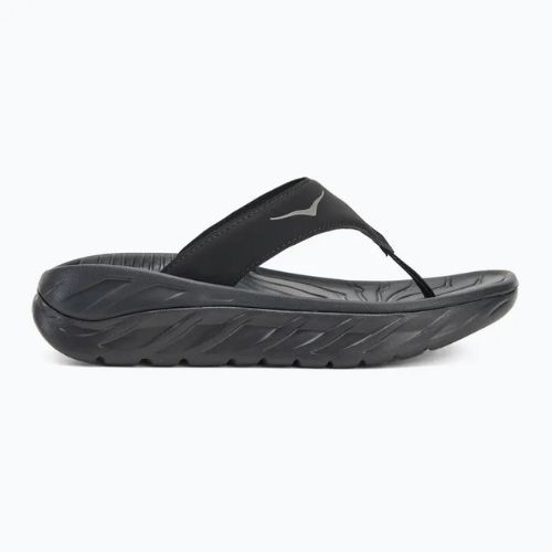 Women's flip-flops HOKA Ora Recovery Flip Flops black/dark gull gray