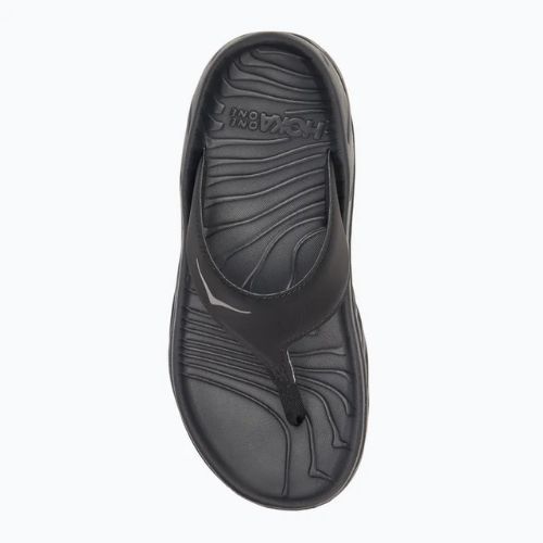 Women's flip-flops HOKA Ora Recovery Flip Flops black/dark gull gray