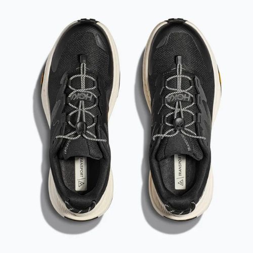 Women's running shoes HOKA Transport black/alabaster