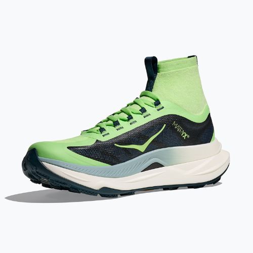 Men's HOKA Tecton X 3 tart apple/blue twilight running shoes