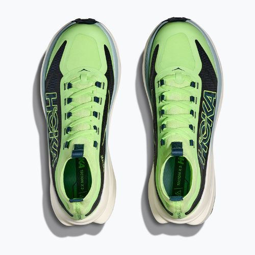 Men's HOKA Tecton X 3 tart apple/blue twilight running shoes