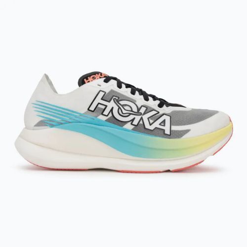 HOKA Rocket X 2 yuzu/cielo blue running shoe