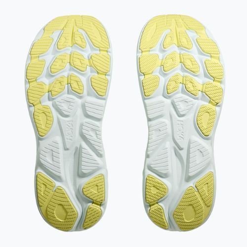 HOKA men's running shoes Clifton 10 mint fluorite/luna moth