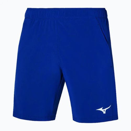Men's Mizuno 8 In Flex bellwether blue shorts