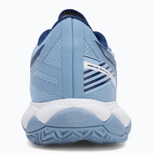 Women's tennis shoes Mizuno Wave Enforce Tour 2 CC bel air blue/ white/ bellwether blue