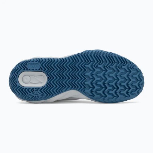 Women's tennis shoes Mizuno Wave Enforce Court CC white/ parisian blue/ plein air