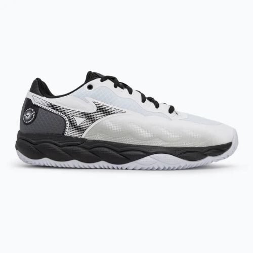 Men's tennis shoes Mizuno Wave Enforce Court CC white/ black/ iron gate