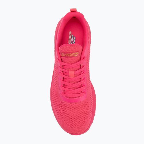 Women's SKECHERS Bobs Squad Chaos Cool Rythms pink shoes