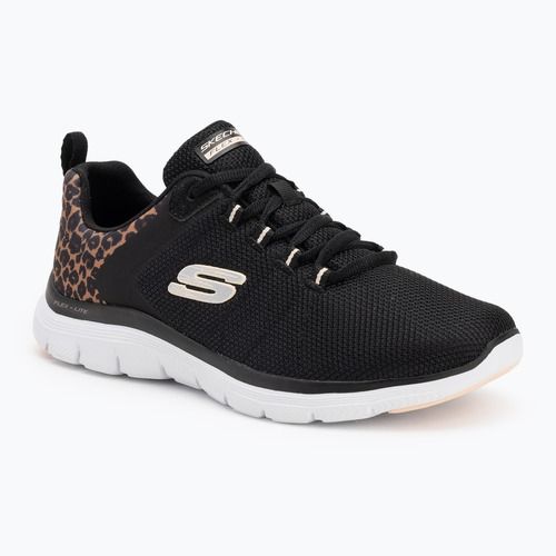 SKECHERS women's shoes Flex Appeal 4.0 Wild Ballad black/leopard