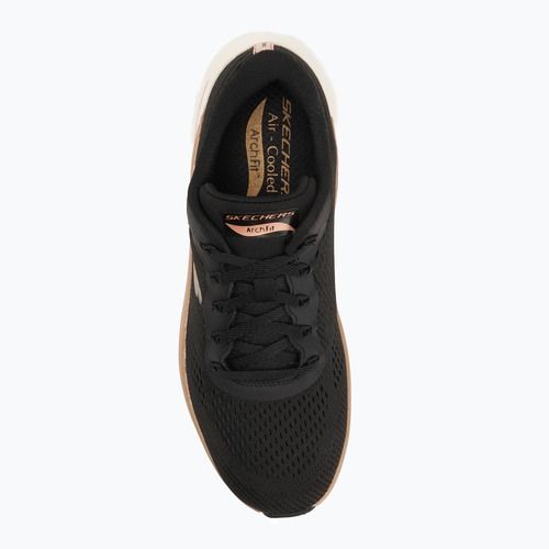 SKECHERS women's shoes Arch Fit 2.0 Glow The Distance black/rose gold