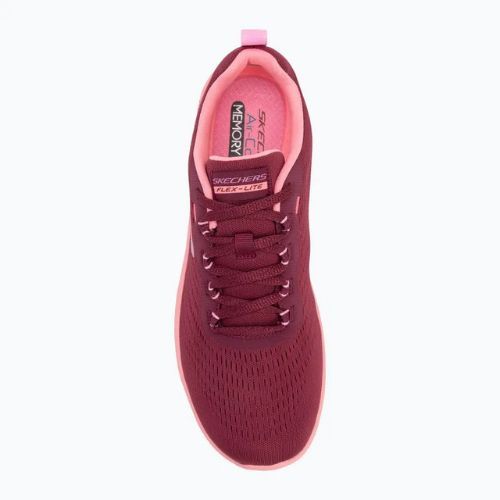Women's SKECHERS Flex Appeal 5.0 New Path burgundy shoes