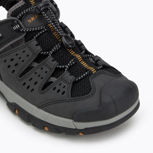 SKECHERS men's Tresmen Menard sandals black