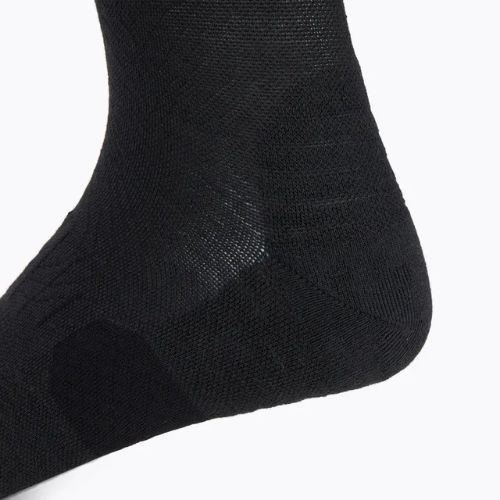 HOKA Crew Run Socks 3 pairs black/black/black