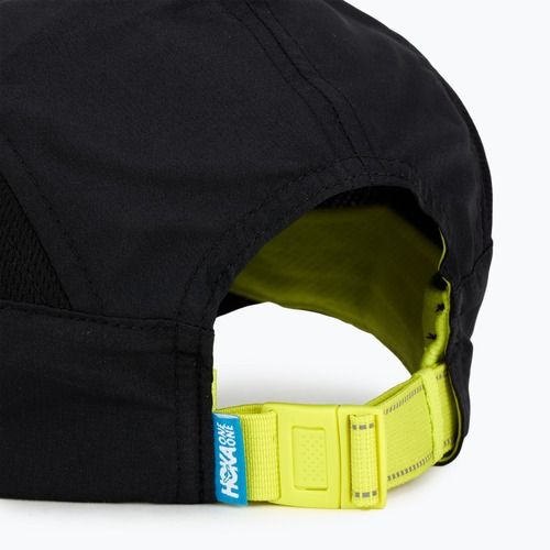 HOKA Run black baseball cap