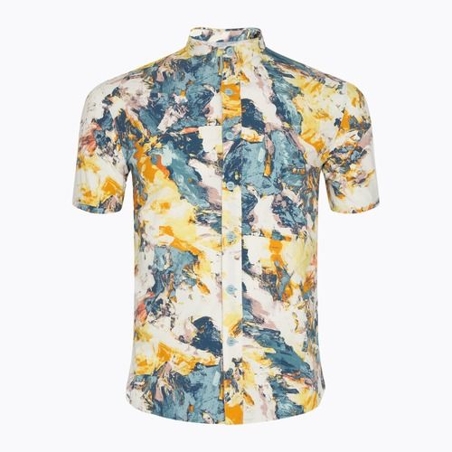 HOKA SkyRun Polo sun run print running shirt