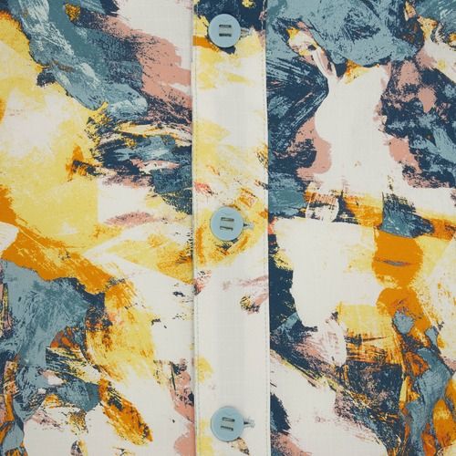 HOKA SkyRun Polo sun run print running shirt