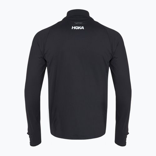 Men's running sweatshirt HOKA GlideTech Quarter Zip black